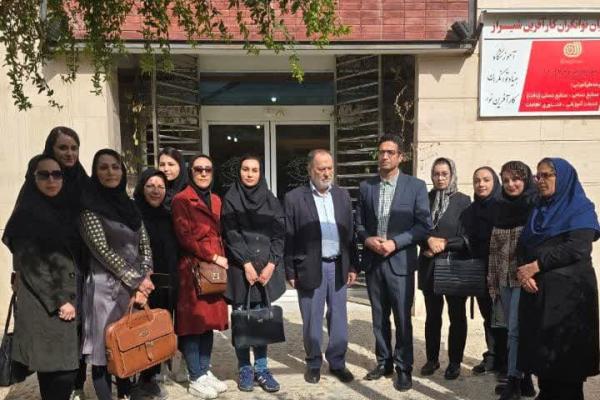بازدید علمی از انجمن نابینایان